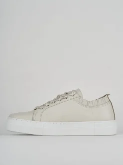 Sneakers pelle beige
