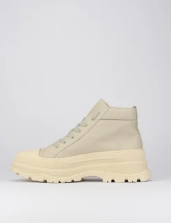 Sneakers pelle beige