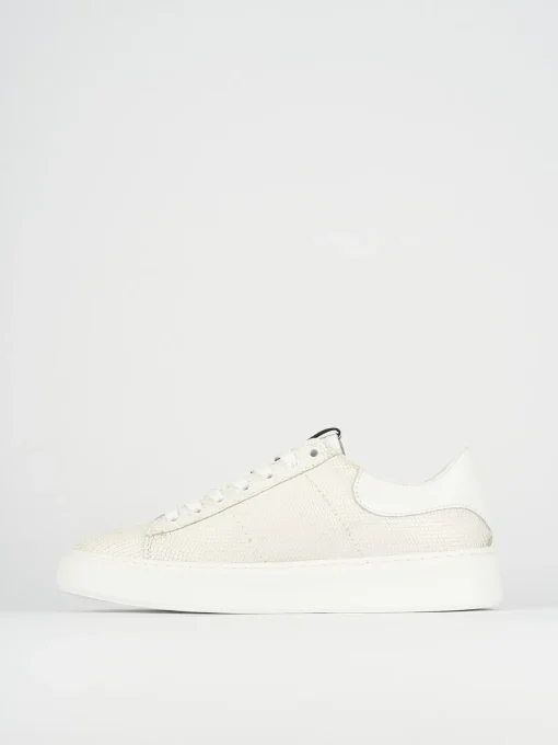 Sneakers pelle beige