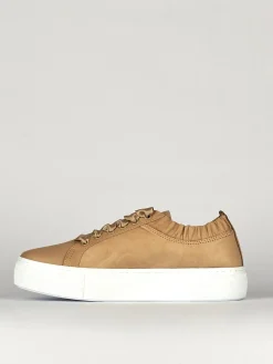 Sneakers pelle beige