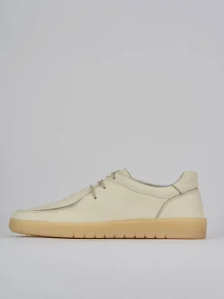 Sneakers pelle beige