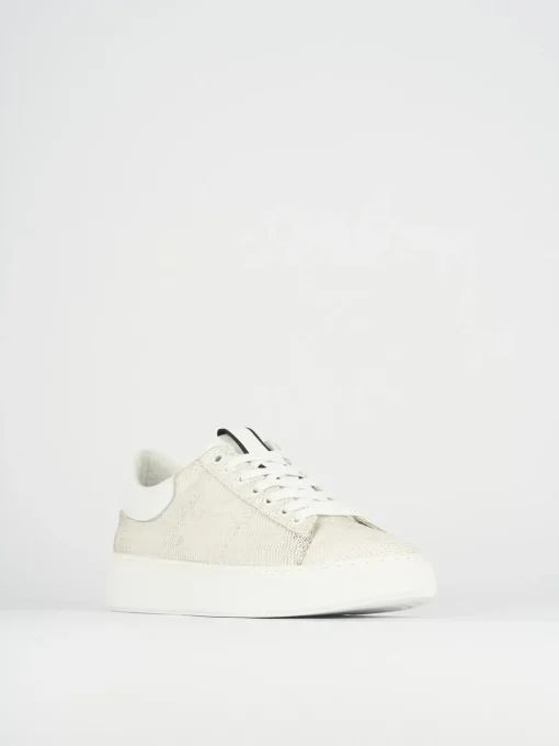 Sneakers pelle beige
