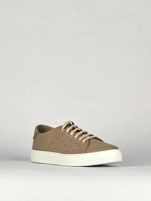Sneakers pelle beige