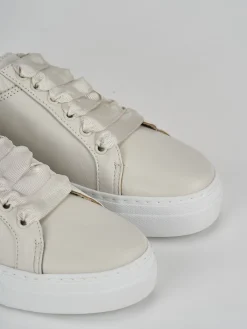 Sneakers pelle beige