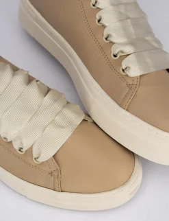 Sneakers pelle beige
