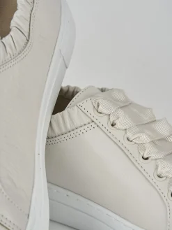 Sneakers pelle beige
