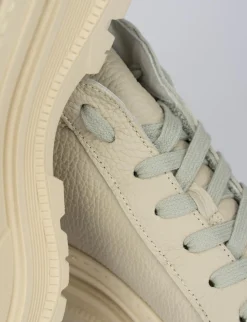 Sneakers pelle beige