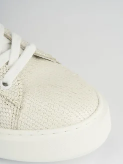 Sneakers pelle beige
