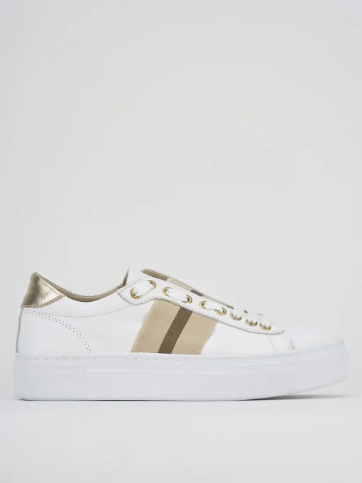 Sneakers pelle bianco