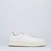Sneakers pelle bianco