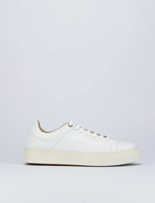 Sneakers pelle bianco