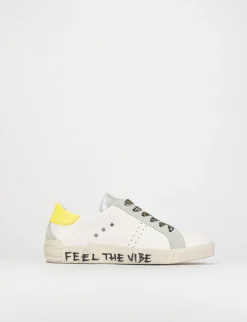 Sneakers pelle bianco