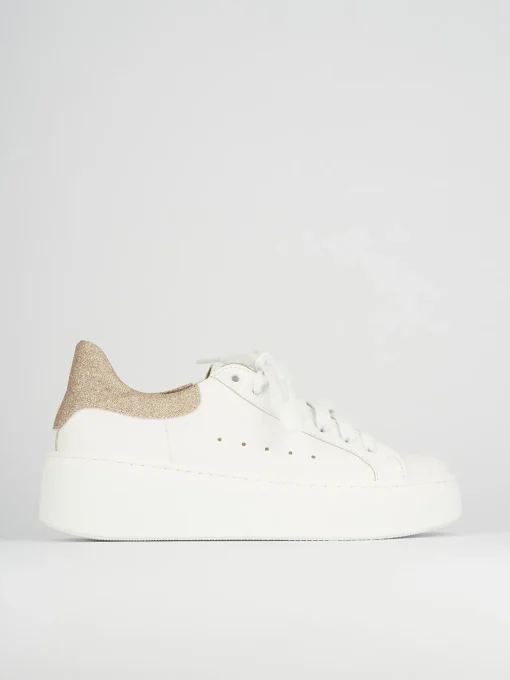 Sneakers pelle bianco