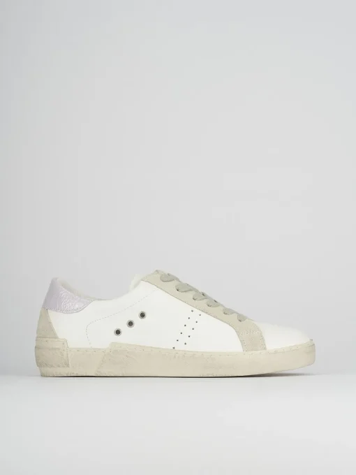 Sneakers pelle bianco