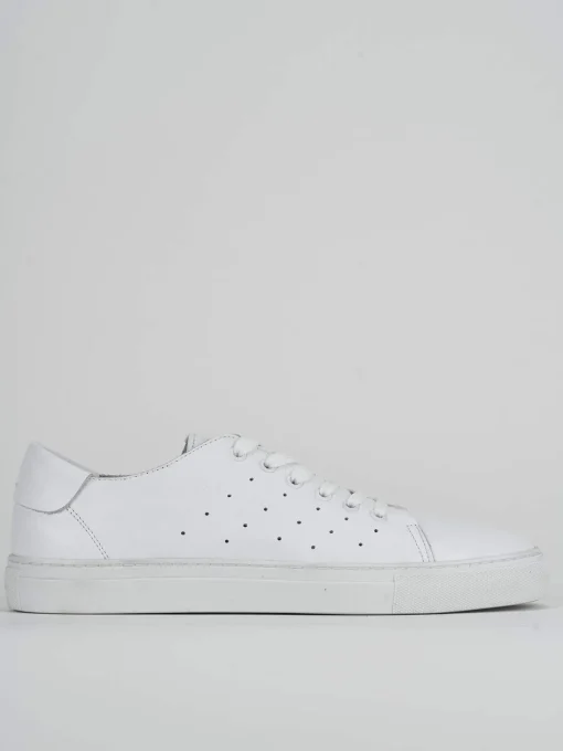 Sneakers pelle bianco