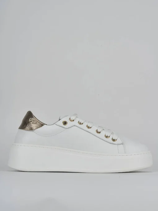 Sneakers pelle bianco
