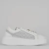 Sneakers pelle bianco