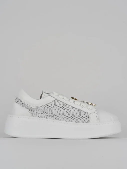 Sneakers pelle bianco