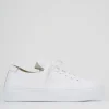 Sneakers pelle bianco