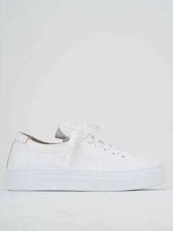 Sneakers pelle bianco