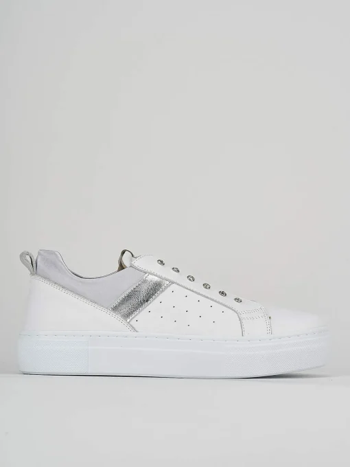 Sneakers pelle bianco