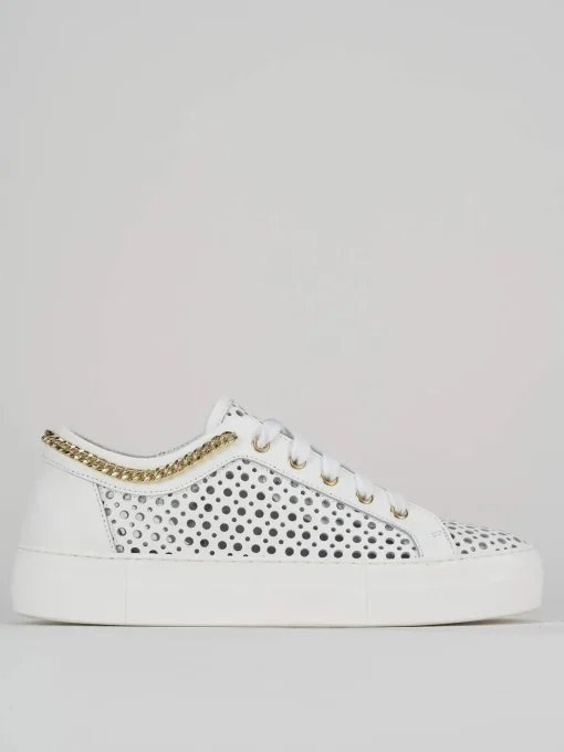 Sneakers pelle bianco
