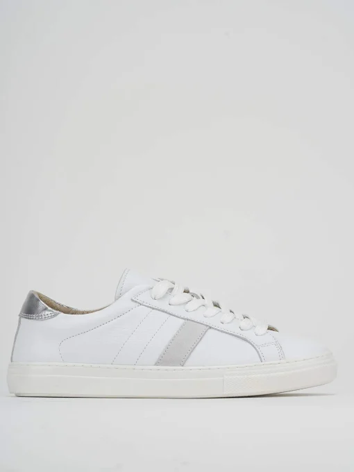 Sneakers pelle bianco