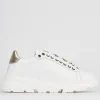 Sneakers pelle bianco