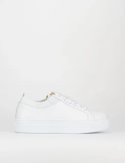 Sneakers pelle bianco