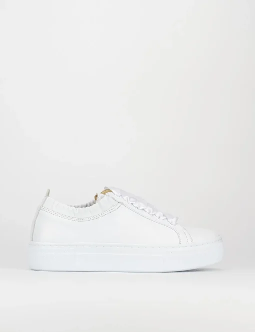Sneakers pelle bianco
