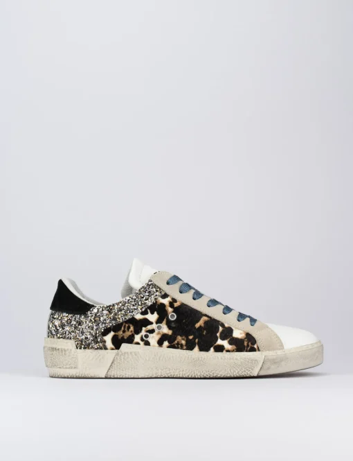 Sneakers pelle bianco