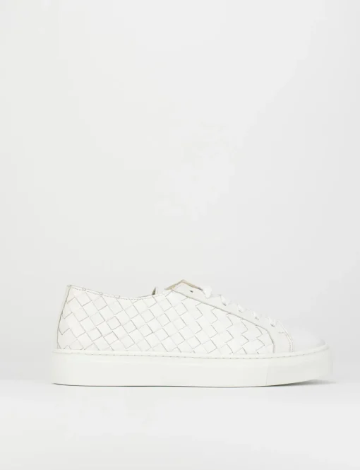 Sneakers pelle bianco