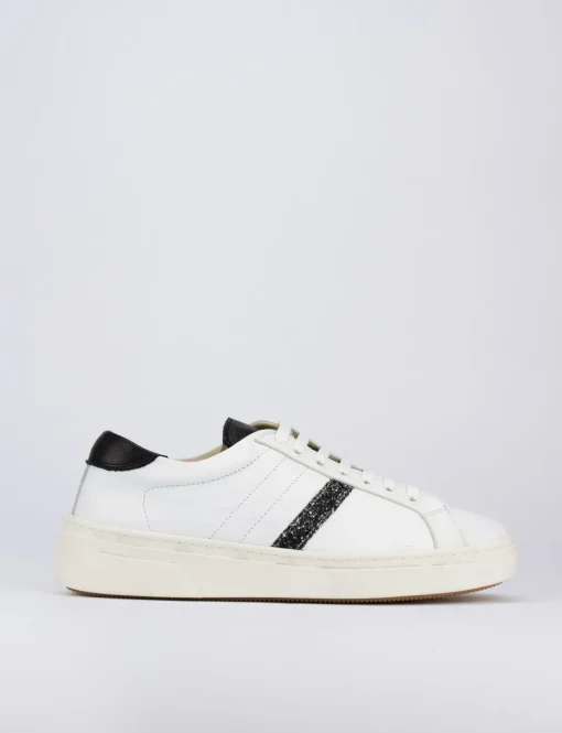 Sneakers pelle bianco