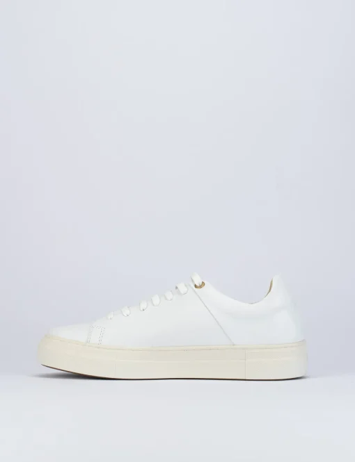 Sneakers pelle bianco