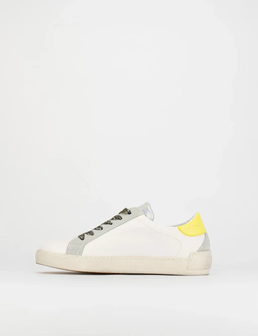 Sneakers pelle bianco