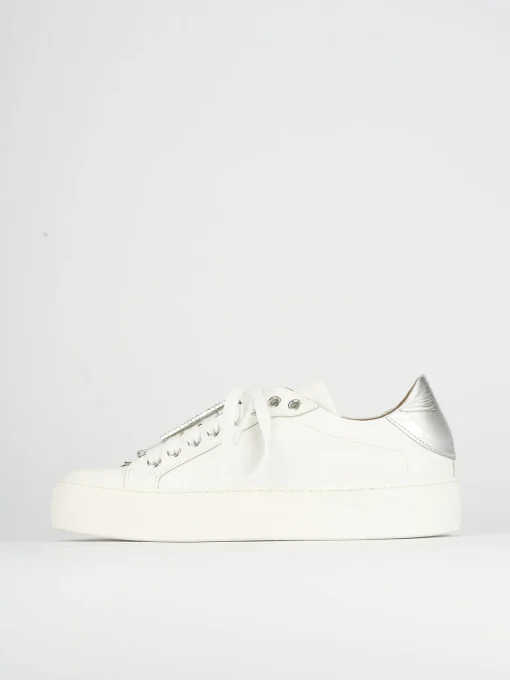 Sneakers pelle bianco