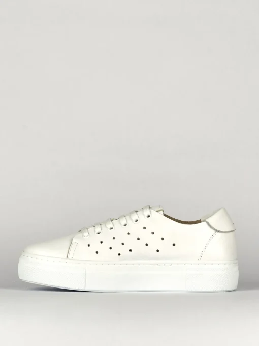 Sneakers pelle bianco