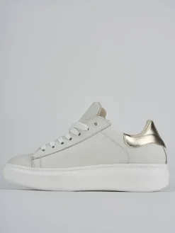 Sneakers pelle bianco