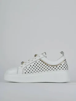 Sneakers pelle bianco