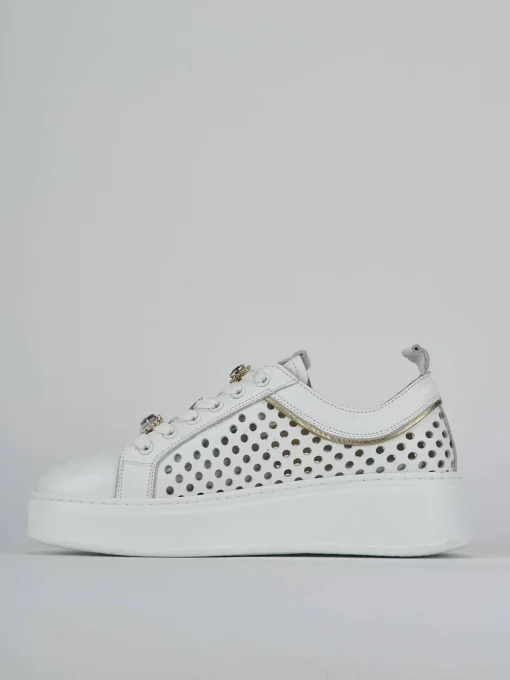 Sneakers pelle bianco