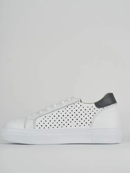 Sneakers pelle bianco