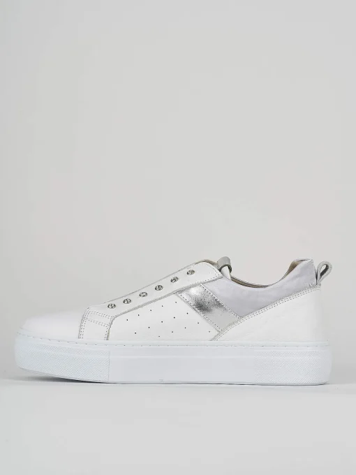 Sneakers pelle bianco