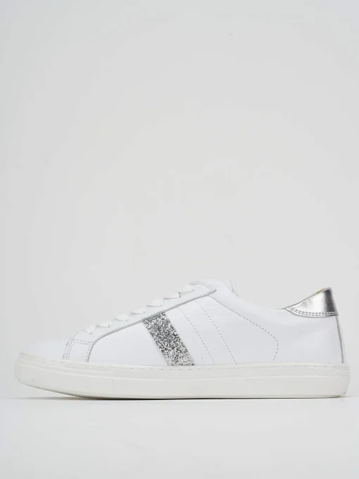 Sneakers pelle bianco