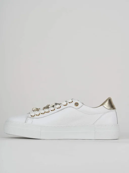 Sneakers pelle bianco
