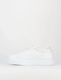 Sneakers pelle bianco