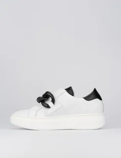 Sneakers pelle bianco