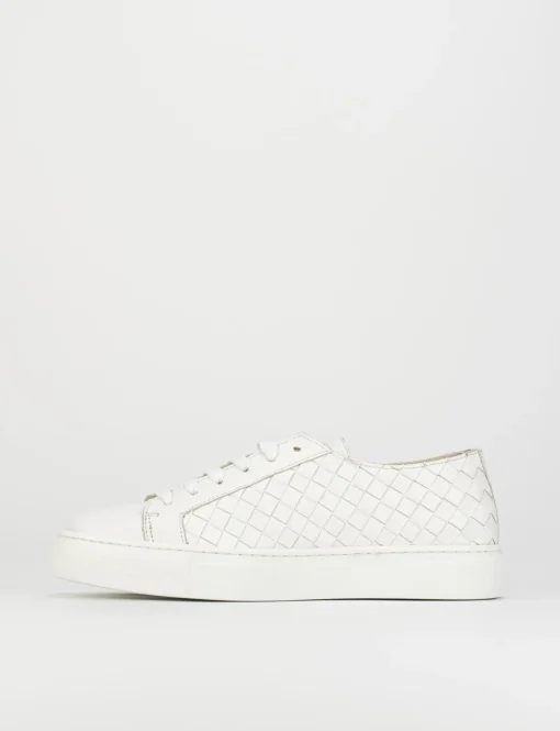 Sneakers pelle bianco