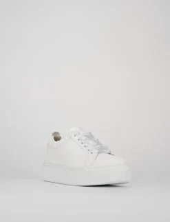 Sneakers pelle bianco