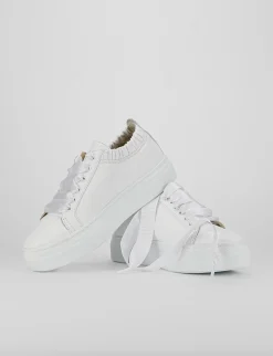 Sneakers pelle bianco