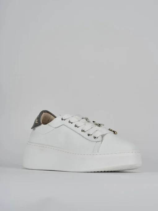 Sneakers pelle bianco